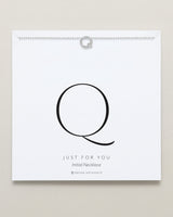 Just For You Initial Necklace — Q
