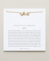 Beautifully Broken & Grit Layered Necklace Set
