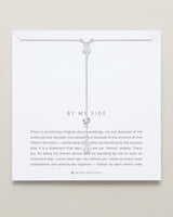 By My Side Pear Cut Lariat Necklace