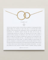 Family Interlocking Circles Necklace