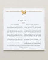 Wings to Fly Icon Necklace