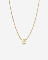 Just For You Initial Necklace — B