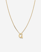 Just For You Initial Necklace — G