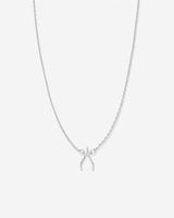 Just For Luck Wishbone Necklace