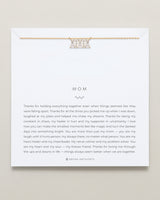 Mom Baguette Dainty Necklace