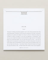 Mom Baguette Dainty Necklace