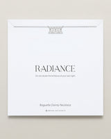 Radiance Baguette Dainty Necklace