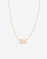 Radiance Baguette Dainty Necklace