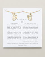 Wings to Fly Necklace Set