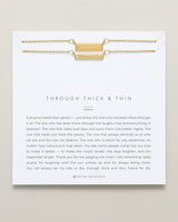 Through Thick & Thin Necklace Set