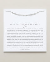 Love The Sky You're Under Pave Necklace