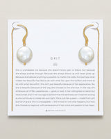 Grit Threader Earrings