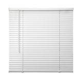 Cordless 1' Light Filtering Vinyl Mini Blinds, White, 29' x 60'