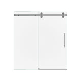 56-60"W x 60"H Frameless Sliding Tub Shower Door Enclosure