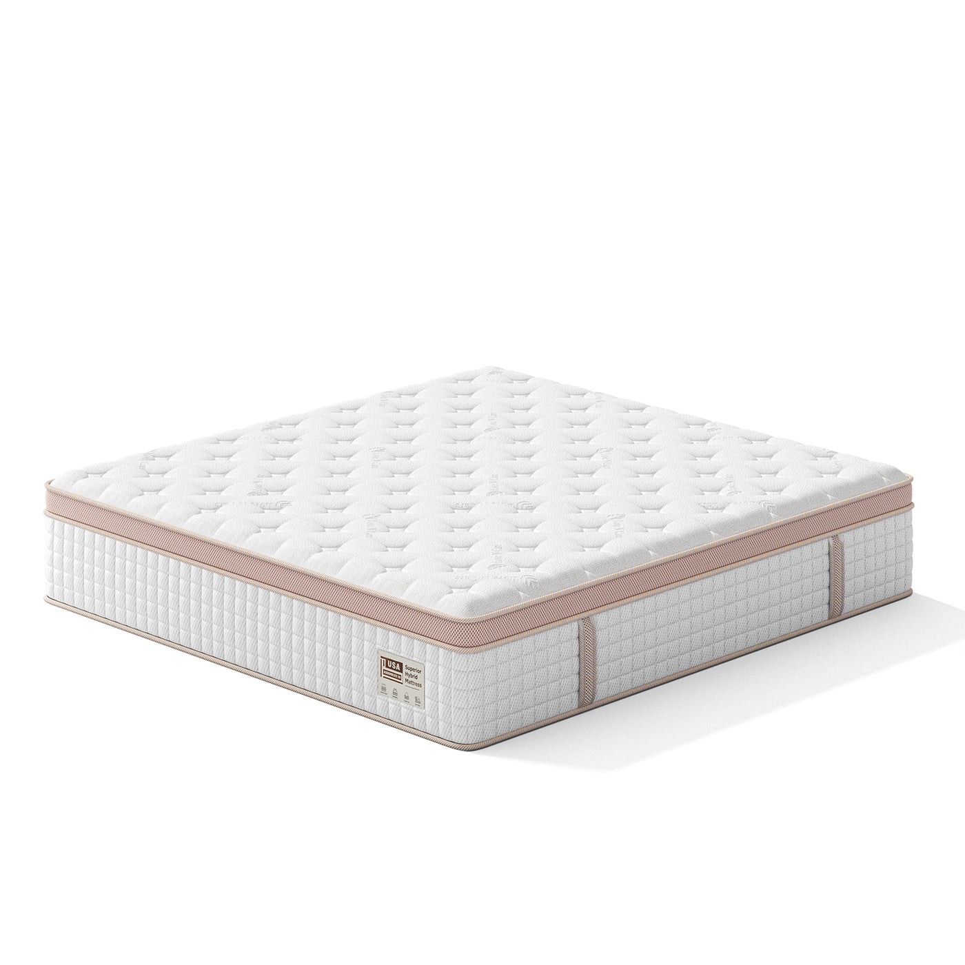 14" King Firm Hybrid Mattress Gel Memory Foam Pocket Springs
