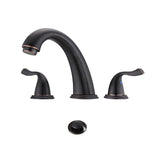 8-Inch 3-Hole Bathroom Sink Faucet, Oil Rubbed Bronze