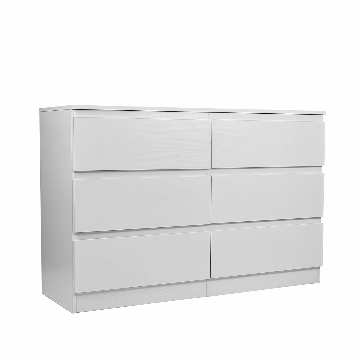 Engineered Wood Dresser White 51"
