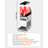 Commercial Slushy Machine 15L Margarita Smoothie Frozen Drink Slushie Maker