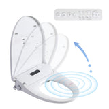Smart Bidet Toilet Seat with Side Knob Adjustable Heated Seat