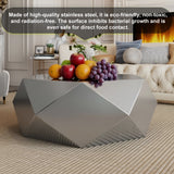 Stainless Steel Coffee Table Silver