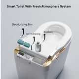 Modern Smart Toilet With Bidet, Auto Flush, Auto Open/Close, Heated Seat