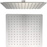 12 Inch Brushed Nickel Rain Shower Head