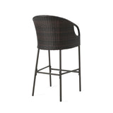 Outdoor Patio Furniture Set of 2 Wicker Brown Multi
