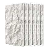 3D Faux Stone Wall Panels, 6 PCS PU Wainscoting Panel for Interior Wall Decor