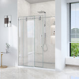 44"-48"W*76" H Frameless Single Sliding Shower Door