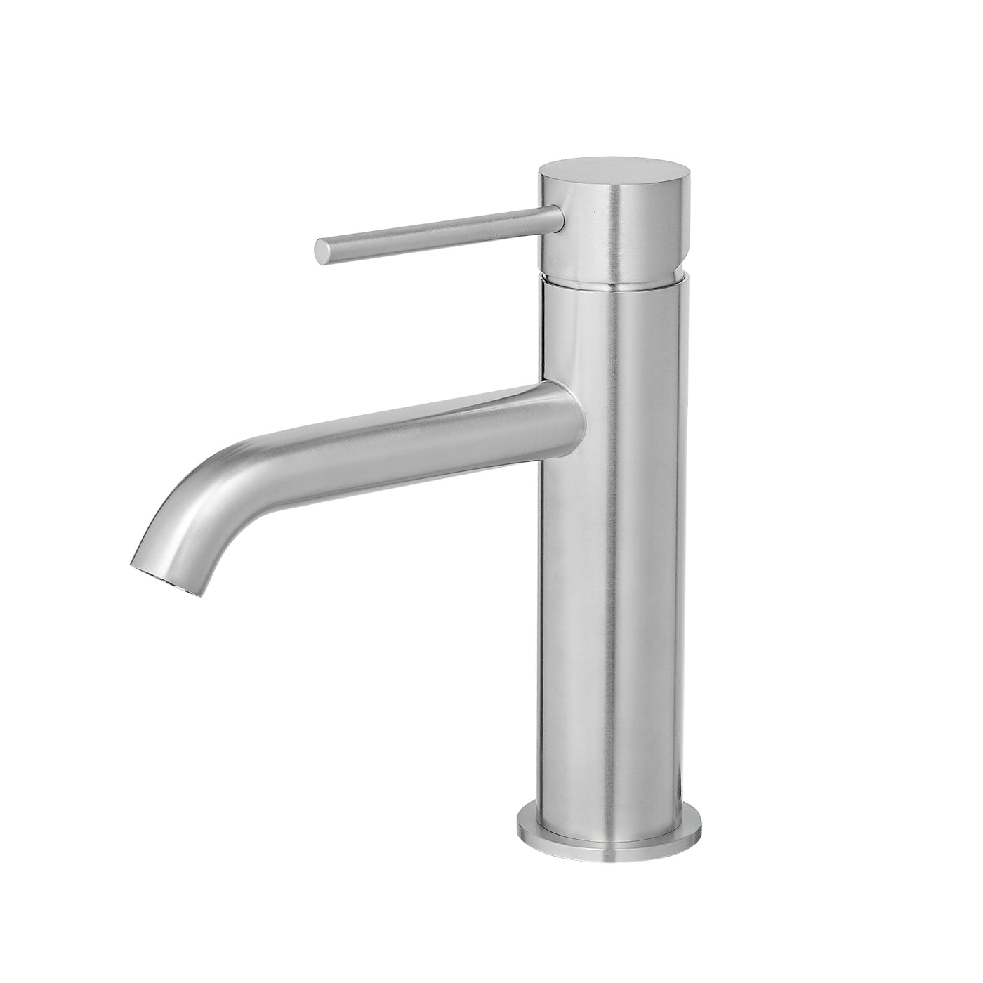 Brushed Nickel Single Handle Bathroom Sink Faucet