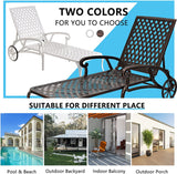 Aluminum Outdoor Chair Brown