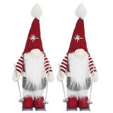 Christmas Gnome Decorations, Set of 2 Holiday Table Ornaments