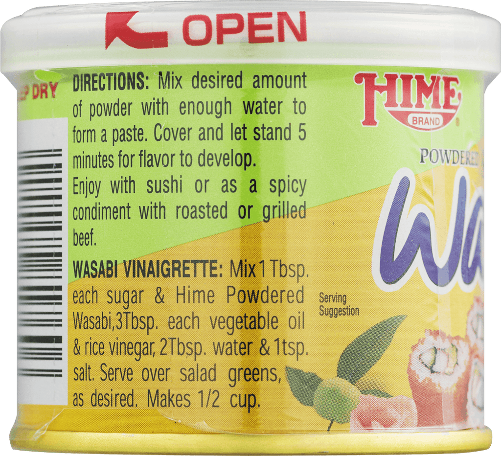 Hime Powdered Sushi Wasabi (10x0.88 OZ)-4
