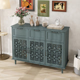 3 Door 3 Drawer Cabinet Bedroom Living Room Storage