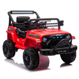 12V Kids Ride On Electric Truck Car W/Parents Control,2WD,Four-wheel suspension,