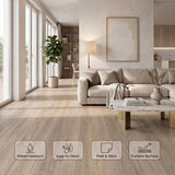 Peel and Stick Floor Tile, 36x6 inches, 60-Pack 90 Sq.Ft, Self Adhesive