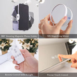 31.5"x22.8" Selfie Remote Control Vanity Mirror with Lights