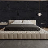 3D Faux Stone Wall Panels, 8 PCS PU Wainscoting Panel for Interior Wall Decor