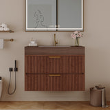 30" Modern Floating Bathroom Vanity