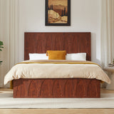 Queen Metal Platform Bed Natural