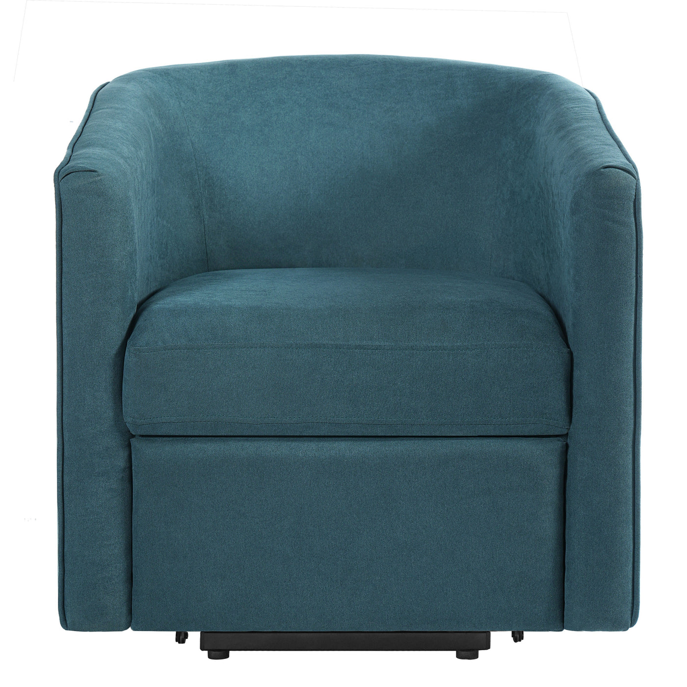 Blue Chenille Power Lift Recliner Chair with Footrest