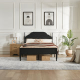 Queen Bed Frame with Padded Headboard Insert