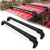2PCS 400 LBS Roof Rack Cross Bars Compatible For 2007-2026 Jeep Wrangler JK JKU