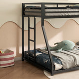 Full Metal Bunk Bed Black