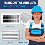 AC Register Vent Cover 12X8 inch - Box of 20
