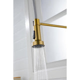Single Handle Pull Down Spring Kitchen Faucet