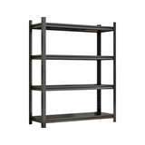 4-Tier Metal Storage Rack 63"H x 45.27"W x 17.7"D Black
