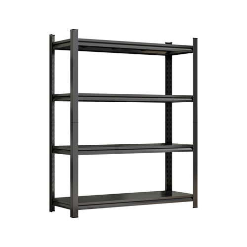4-Tier Metal Storage Rack 63"H x 45.27"W x 17.7"D Black