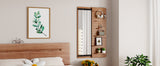 47.6 x 15.5 inch multi-functional design panel wall-mounted full-length mirror