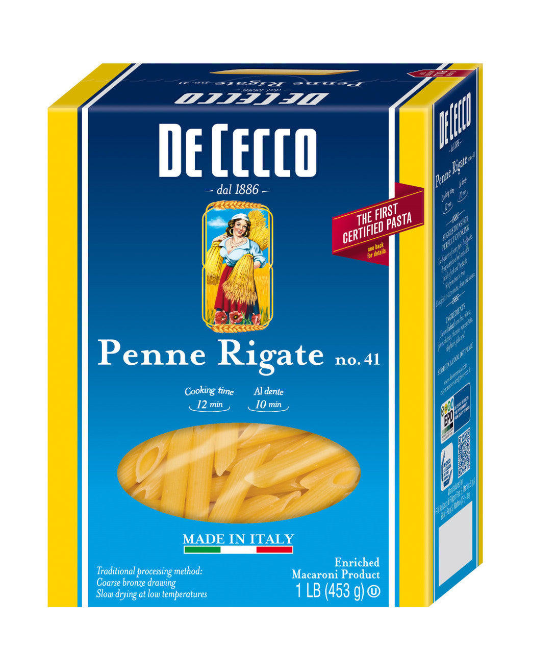 DECECCO PENNE RIGATE #41 ( 12 X 16 OZ   )-0